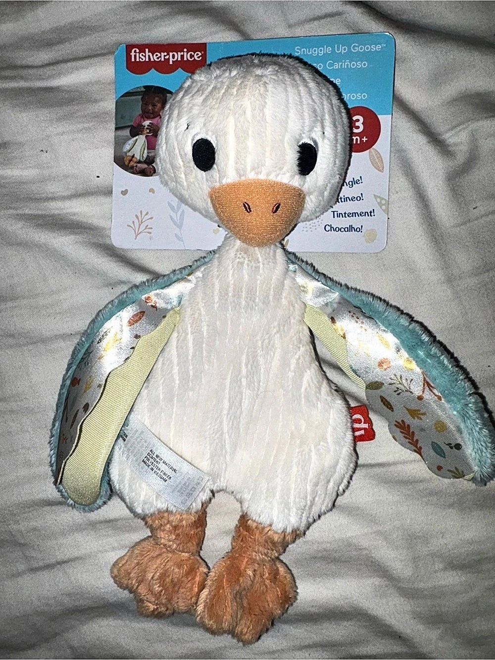 Fisher-Price Snuggle Up Goose Plush Toy